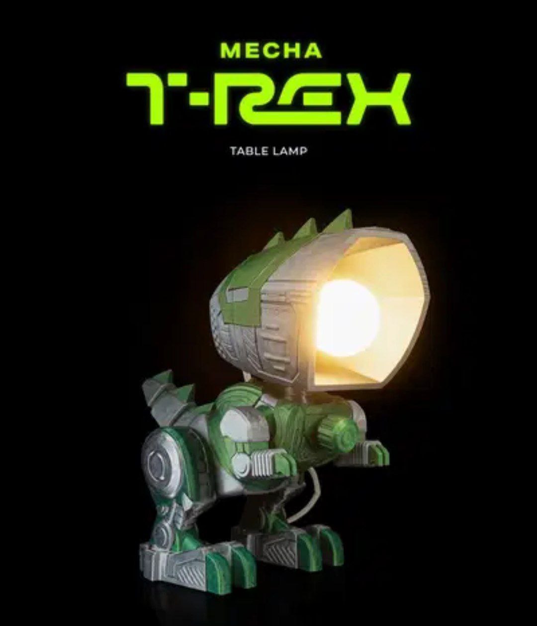 StlFlix- Mecha T-Rex Table Lamp