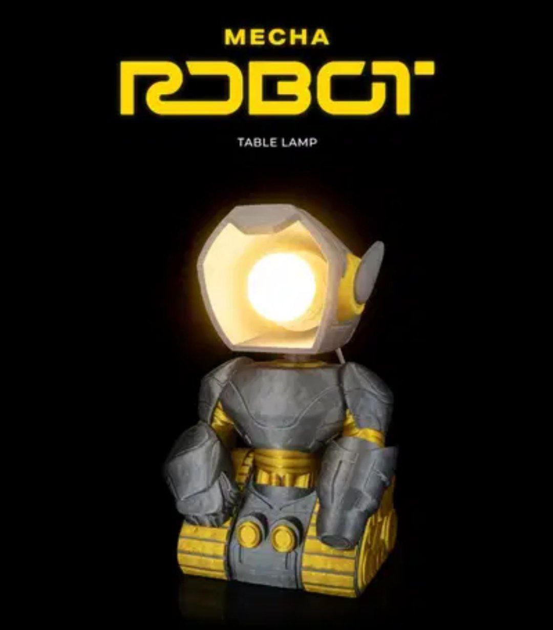 StlFlix- Mecha Robot Table Lamp