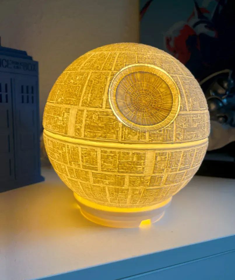 Death Star Lamp - Ikea Fado 17cm