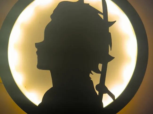 LáMpara LED De Siluetas Tanjiro Demon Slayer