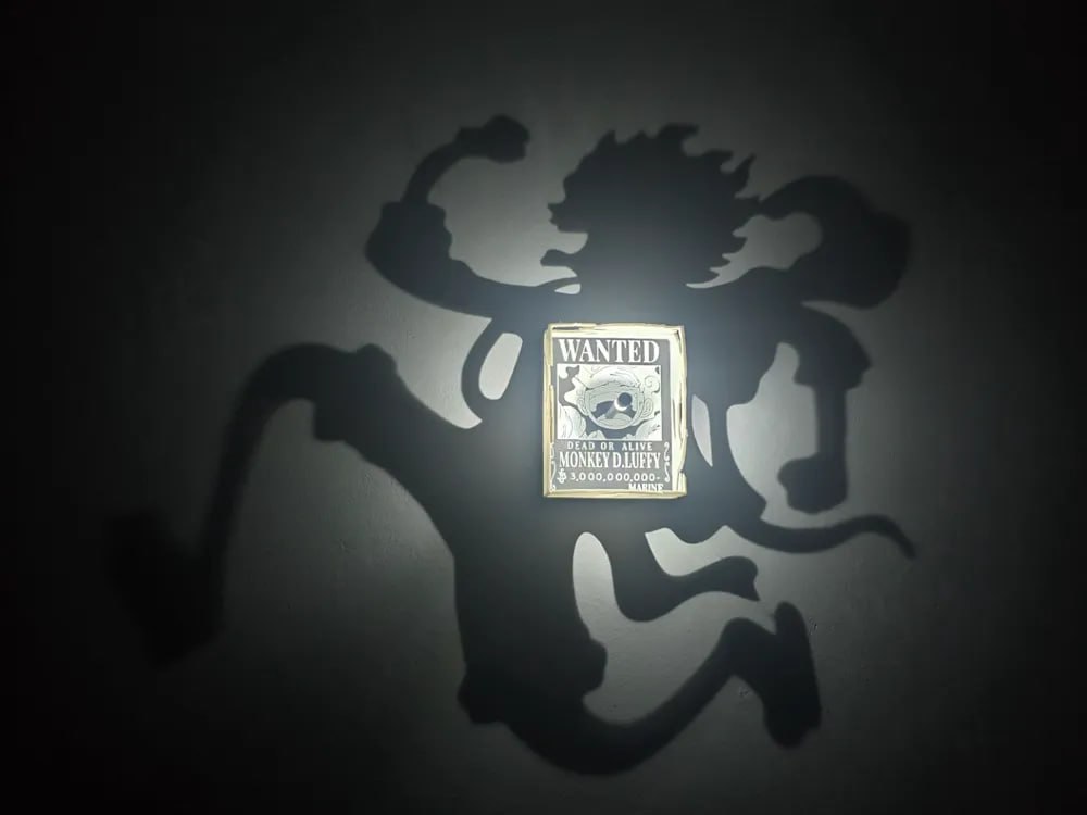 LáMpara De Sombra Luffy Gear 5