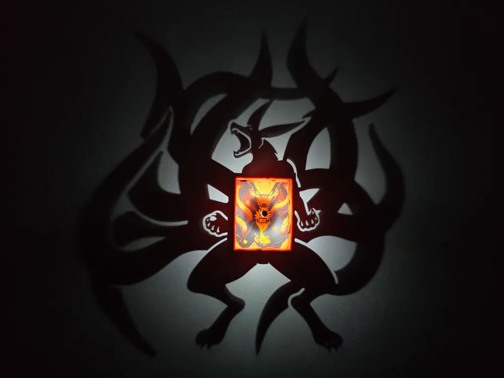 Kurama El Zorro De Las 9 Colas-Shadow Lamp
