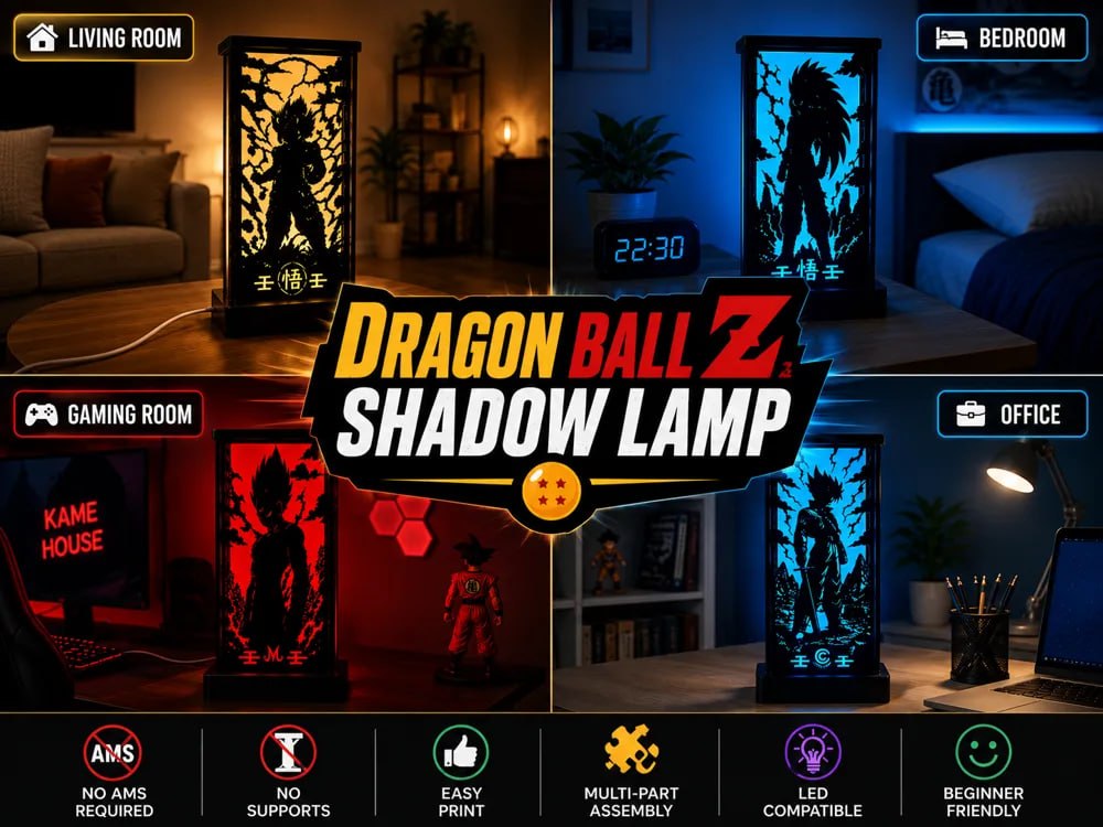 Dragon Ball Z - LáMpara De Sombra