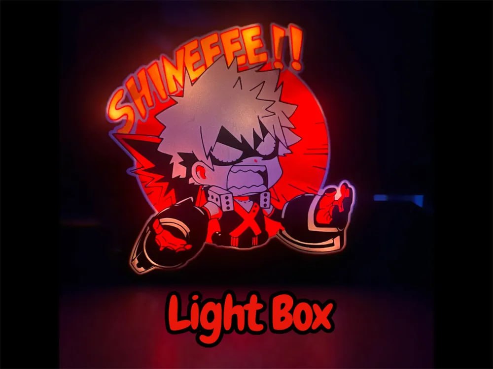 Caja De Luz De Katsuki Bakugo