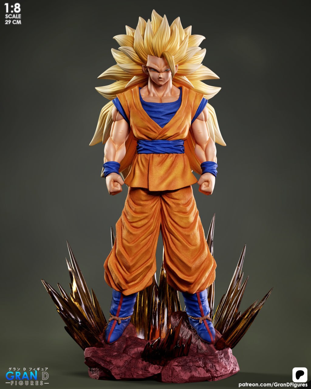 Gran D Figures - Goku SSj3 Max Ru MOXOMOR Aka