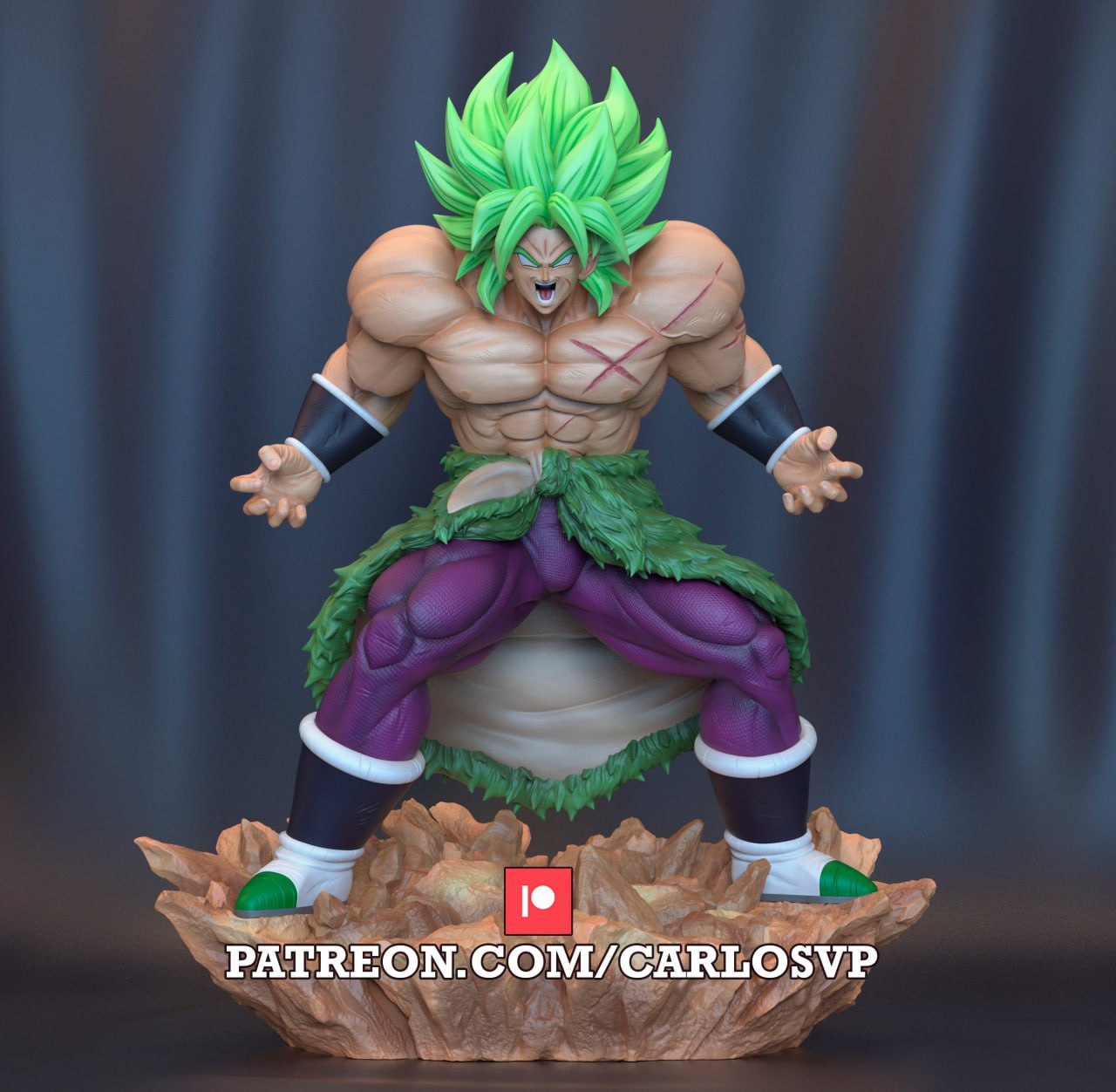 Dragon Ball - Broly SSJ2 - CarlosVP