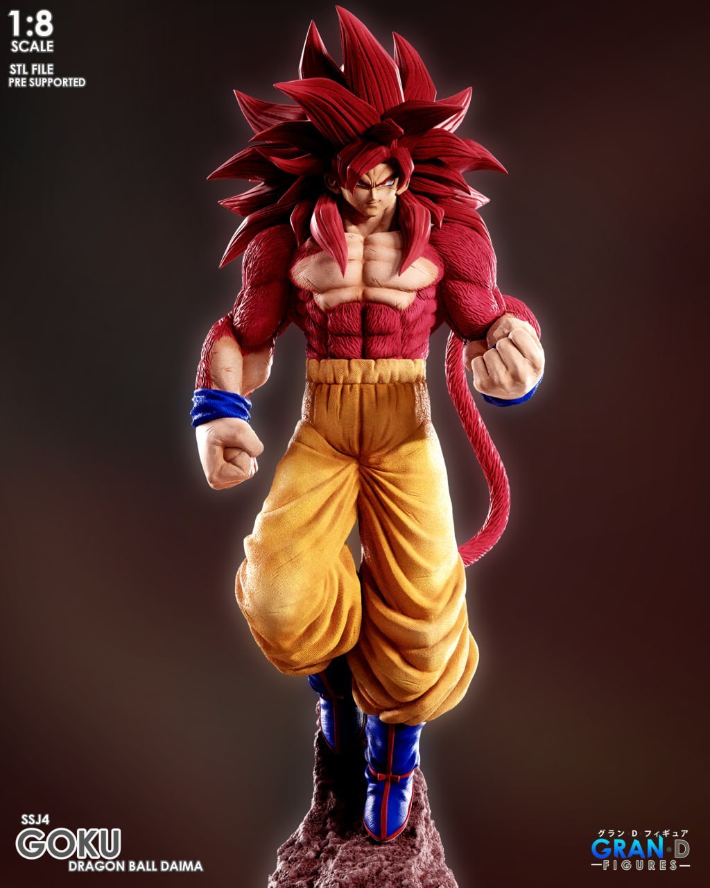 Gran D Figures Goku Super Saiyajin 4 Daimaи Max Ru MOXOMOR Aka