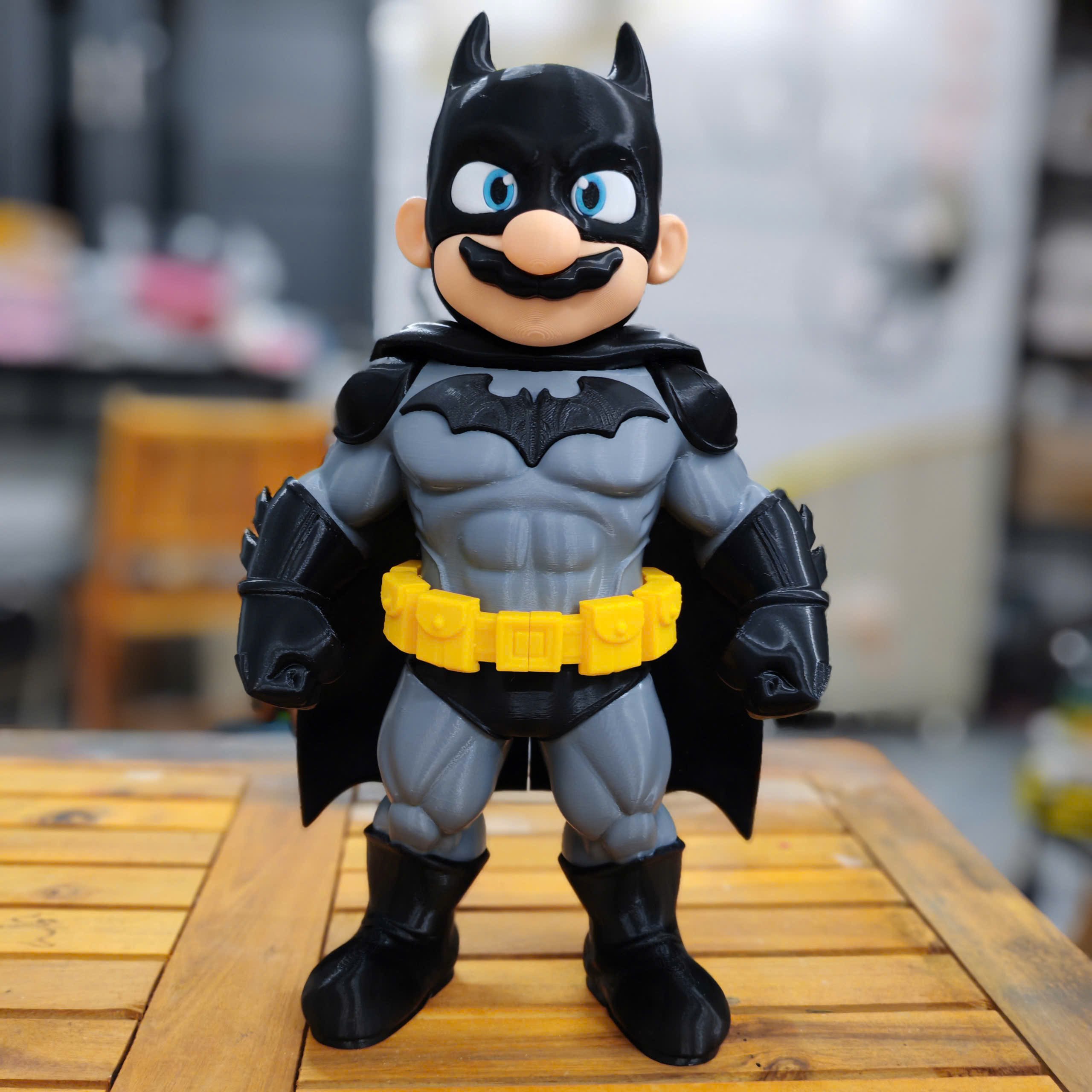 Mario X Batman Fushion Fan Art No Ams Multiparts