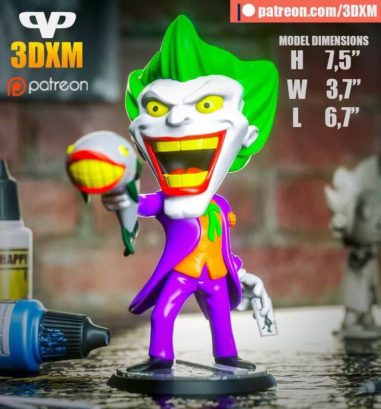 3DXM - Joker Chibi