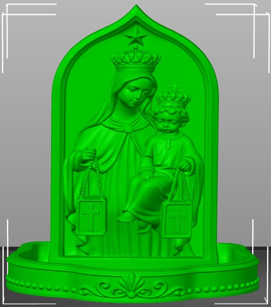 Estuche Para Rosario De Nuestra SeñOra Del Monte Carmelo