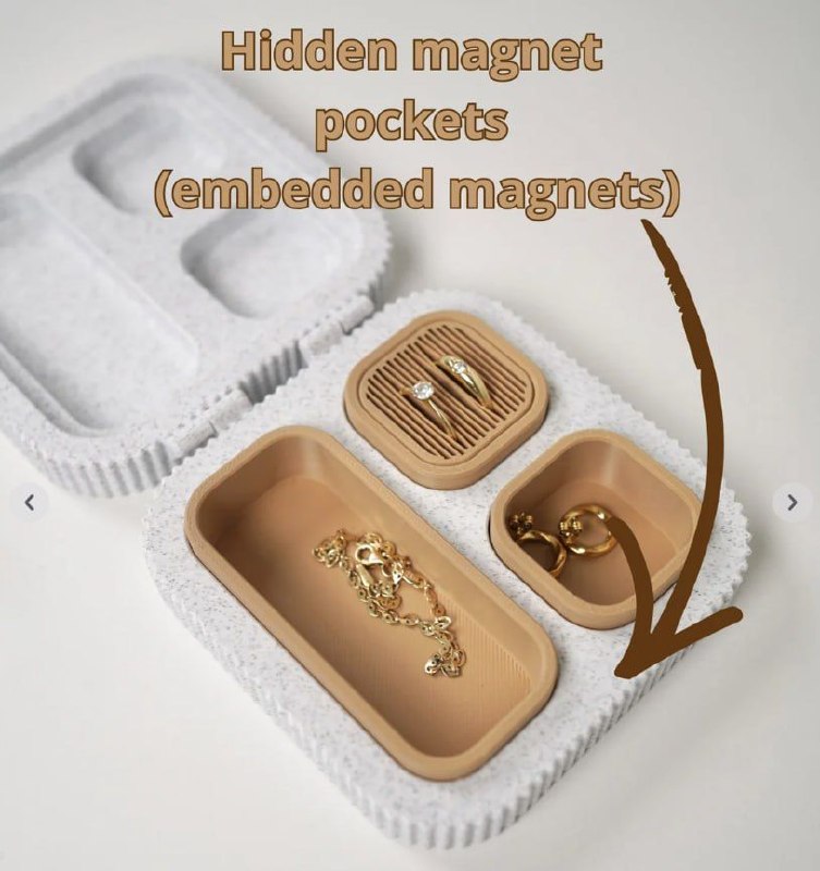 Simiu- JEWTRA - Jewelry Travel Compact Box I Ring Box