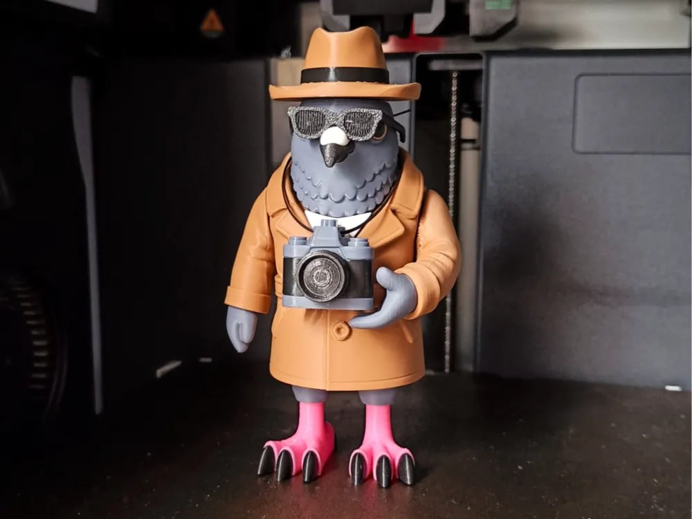 Spioniro Golubiro Articulated Toy Stls