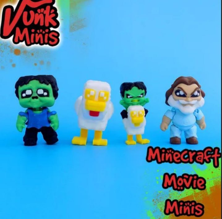 VunkFlexis- Minecraft Movie Minis Pack
