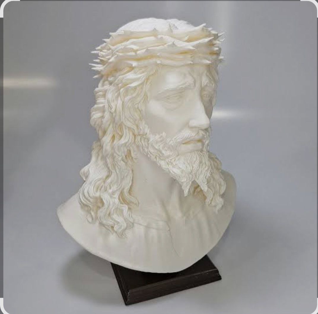 Busto Jesus Com Base HD
