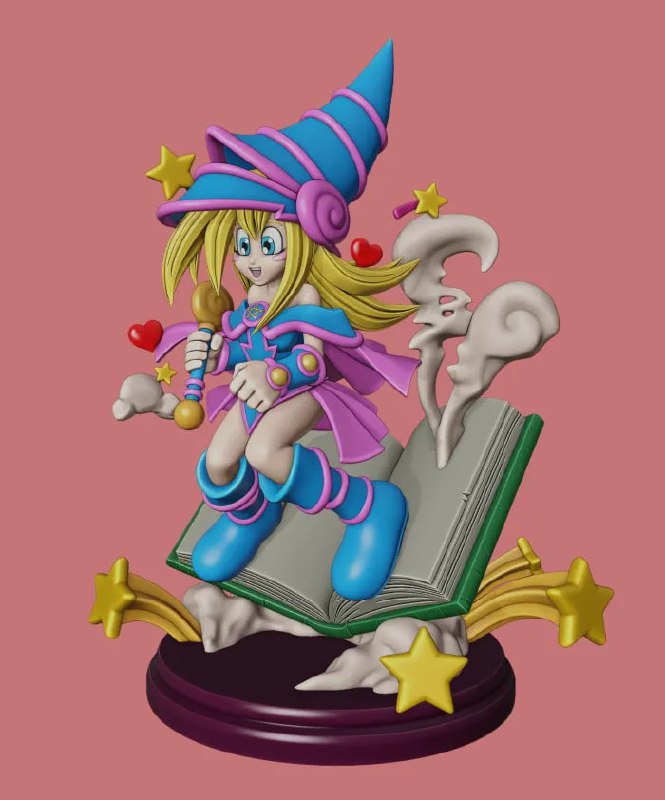 TOON DARK MAGICIAN GIRL FIGURE - YUGIOH