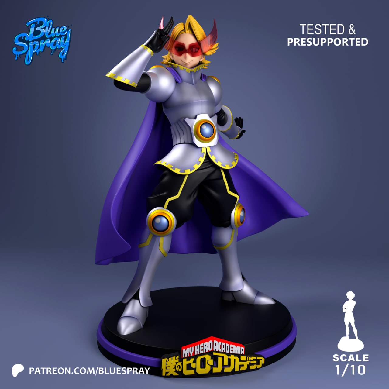 Blue Spray - Yuga AoyamaMy Hero Academia Max Ru MOXOMOR Aka