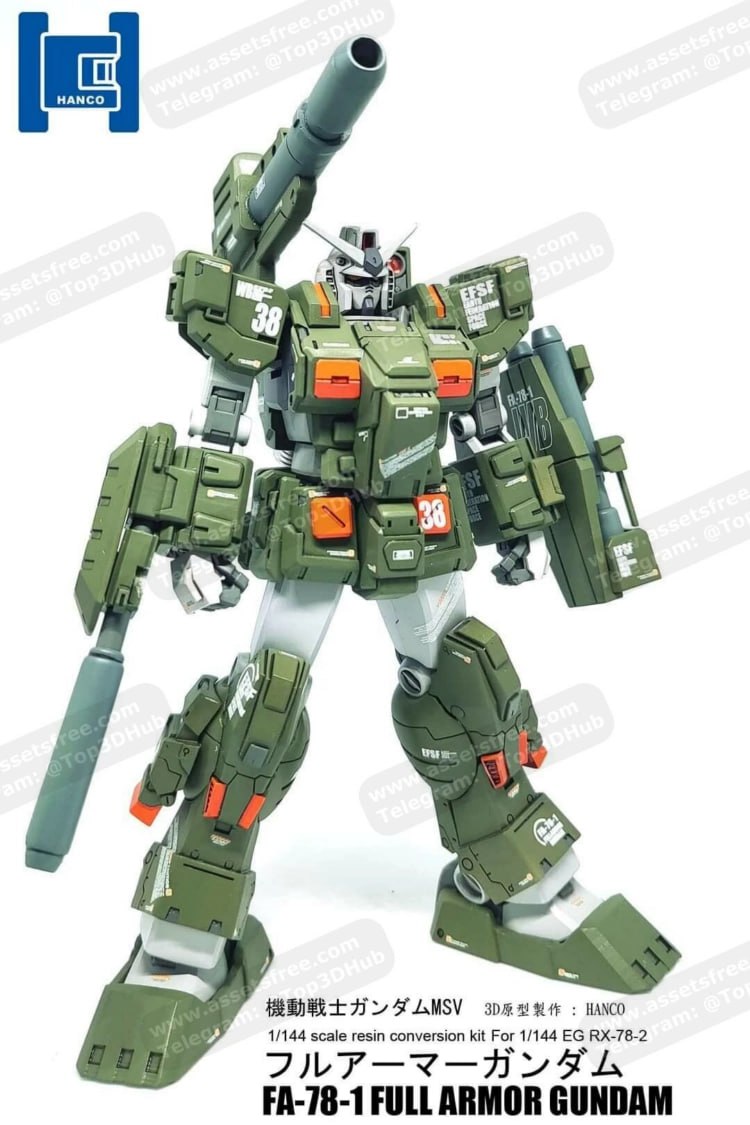 EG FA-78 Full Armor Gundam Conversion Kits