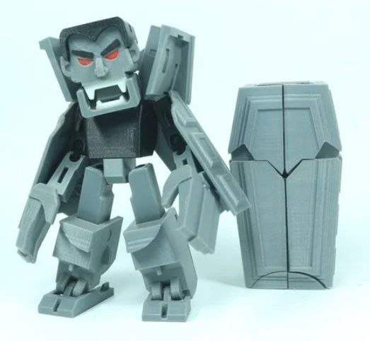 Transformable Dracula For Halloween