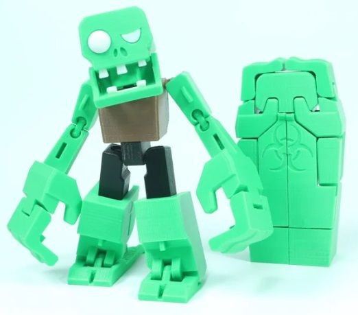 Transformable Zombieman For Halloween