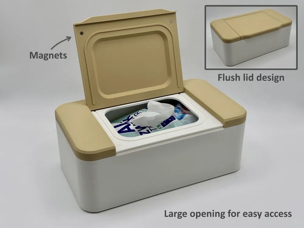 Wet Wipes Box Clean Look Easy To Use