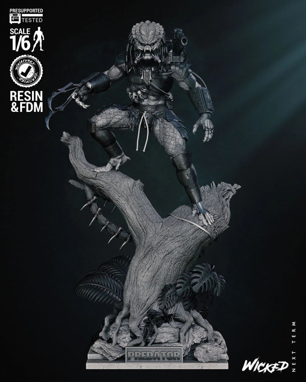 Wicked - Predator Sculpture (X Pose)