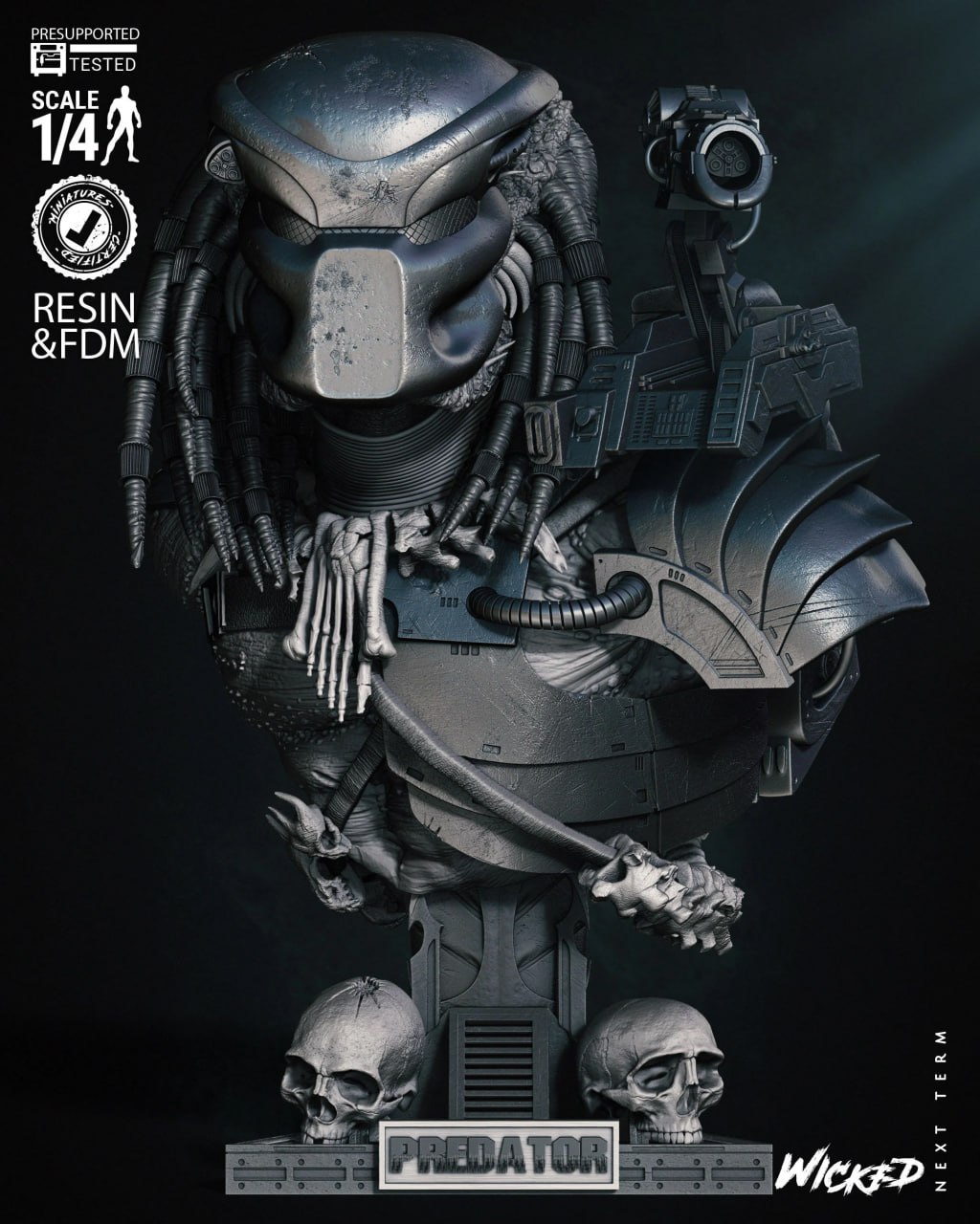 Wicked - Predator Bust (X Pose)