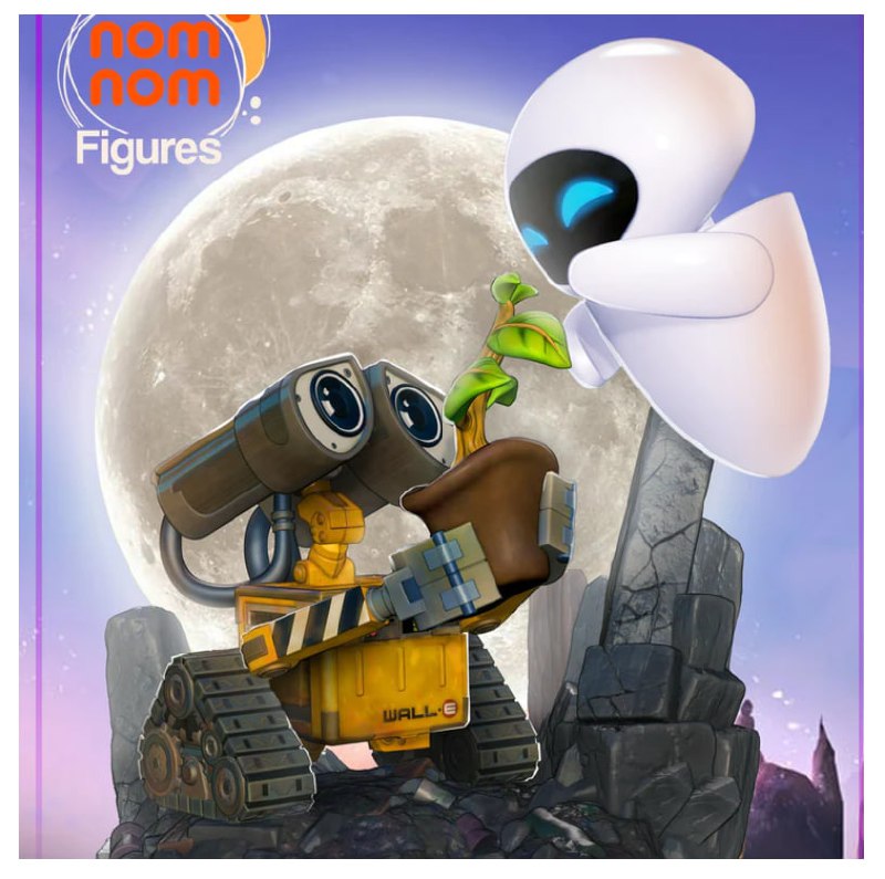 Chibi Wall-E E Eve