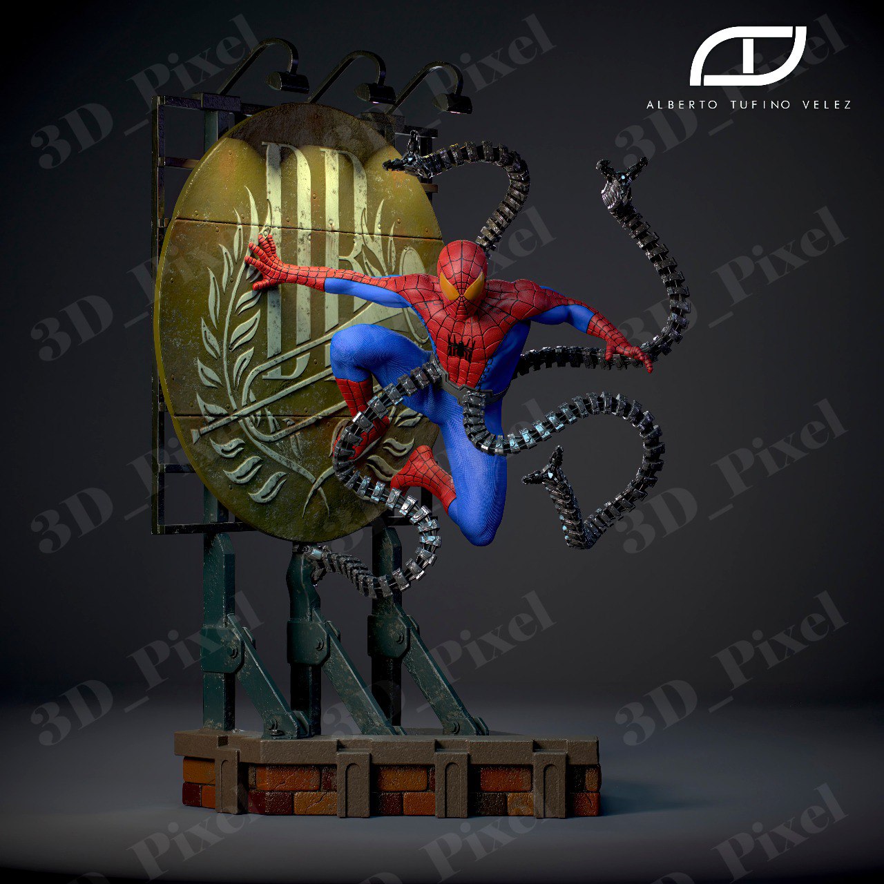Octo-Spider By Alberto Tufino Velez
