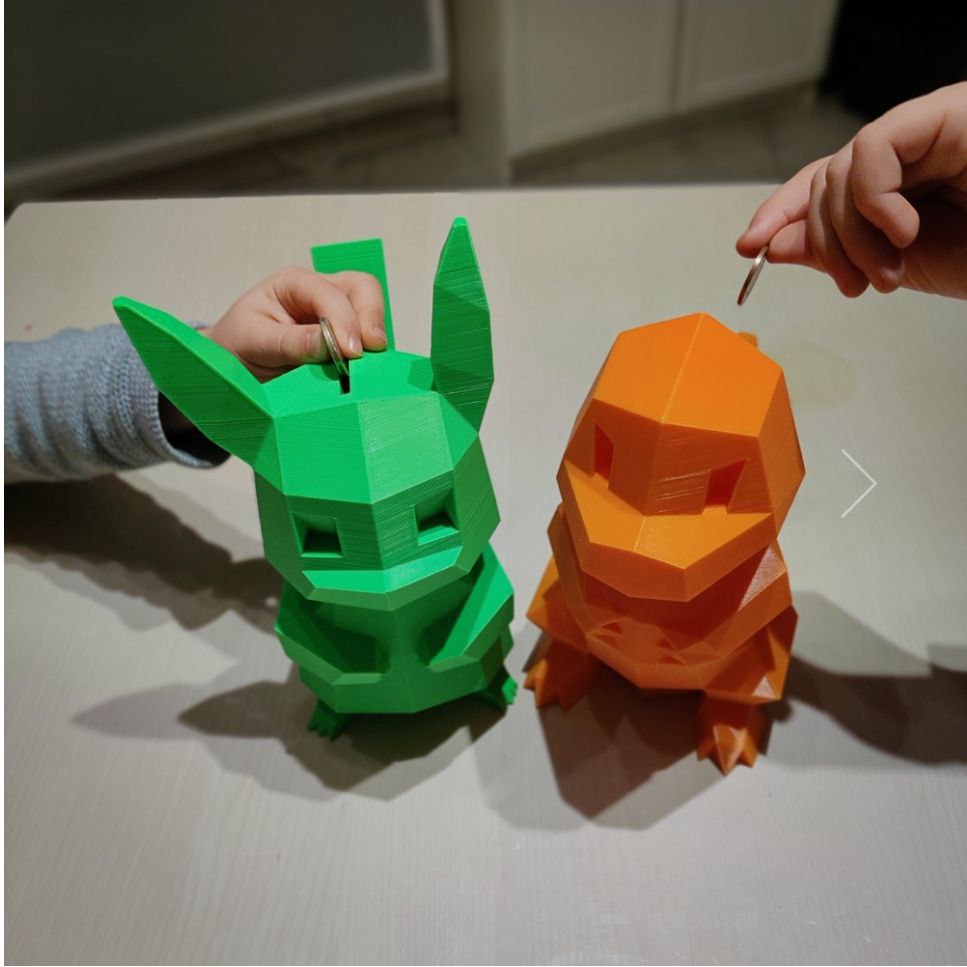 4197742 Low Poly Pokemon Piggy Bank Flowalistik Design