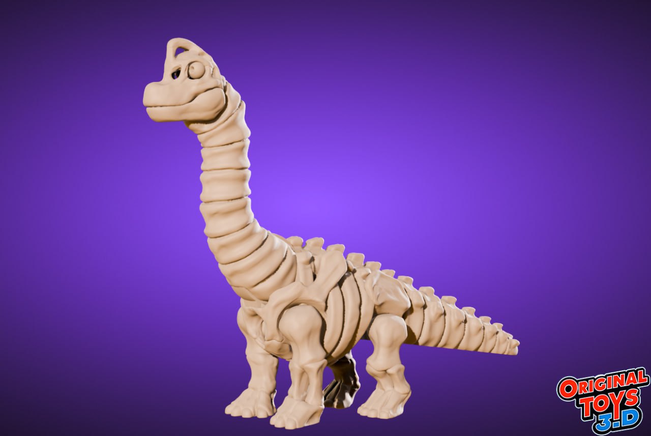 Flexi Factory- Skeleton Mosasaurus Squid, All