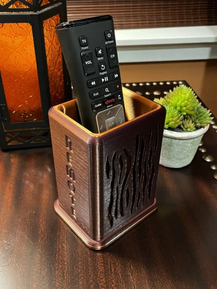 Tiger-Stripe-Remote-Holder-Model Files