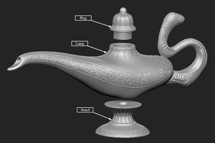 Aladdin Magic Lamp By Arric