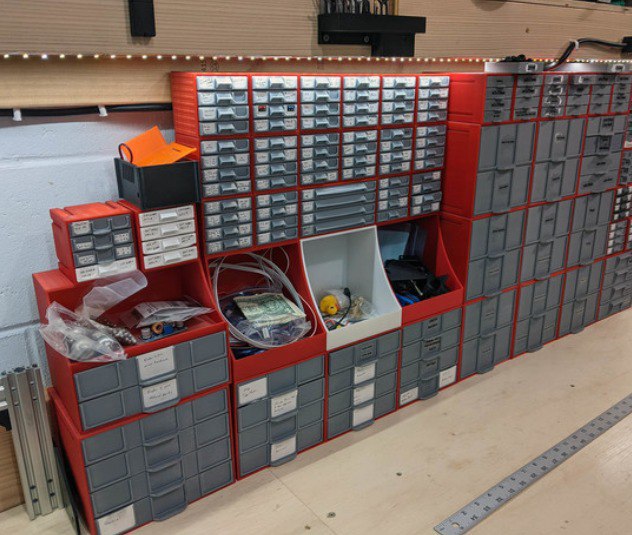 Various Size Stackable Resistor Storage Box 3873672