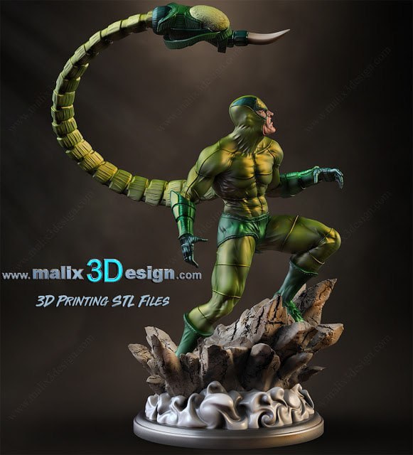 Marvel Scorpion – 3D Print Model