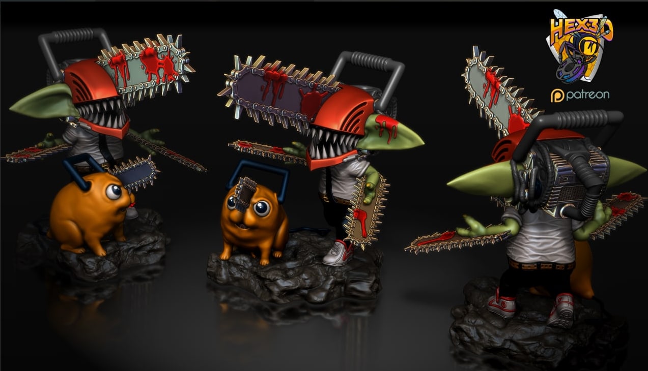 Hex3D GroguChainsawMan V1