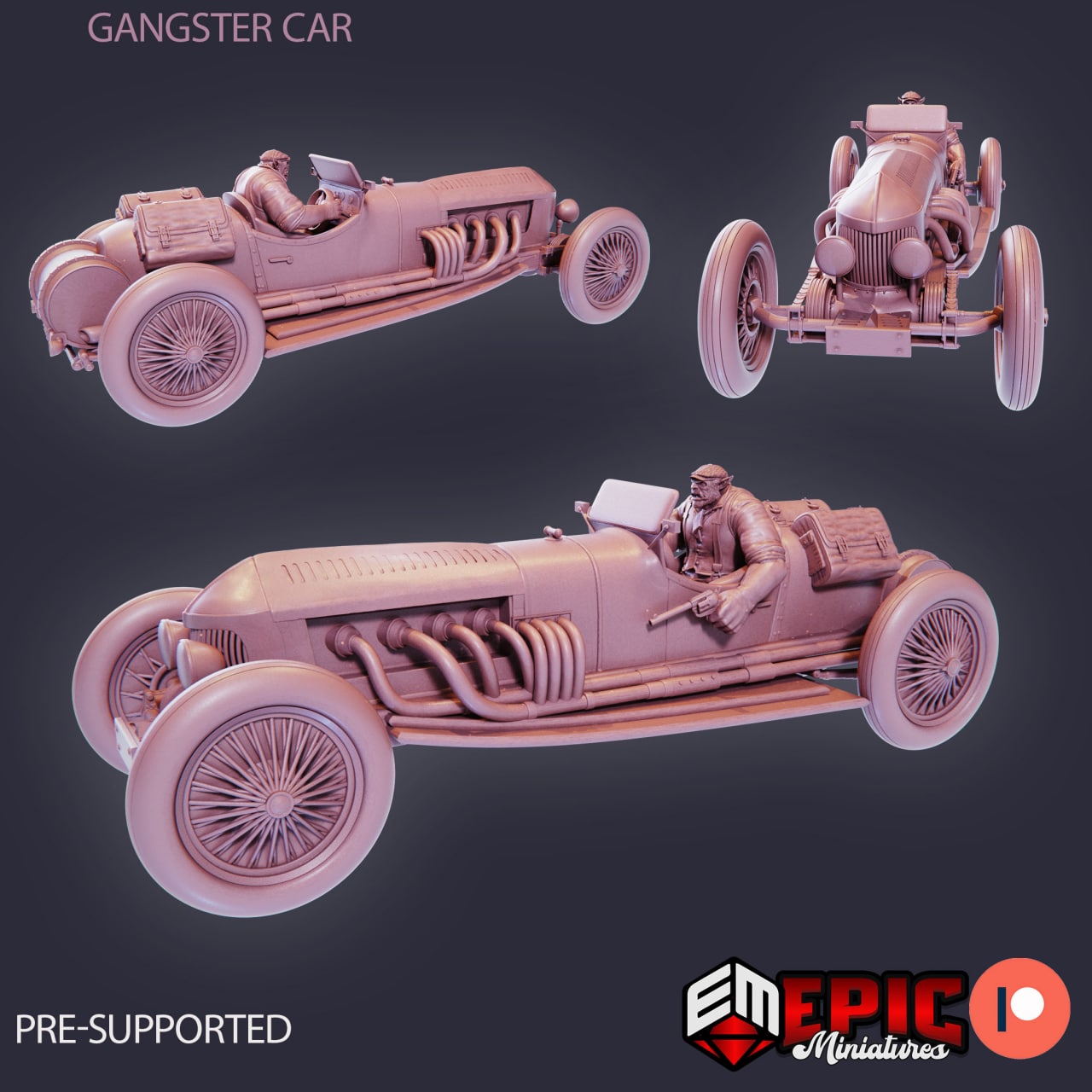 Epic Miniatures- City Of Dreams - Gangster Car -