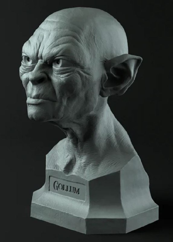 Gollum-Bust