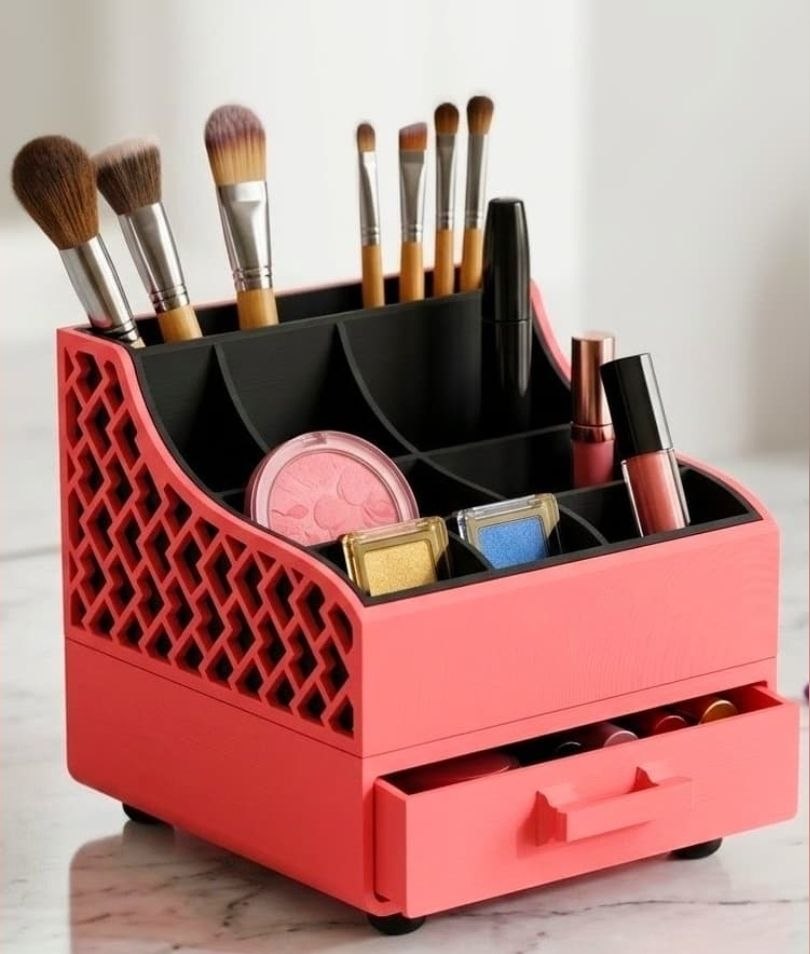 Lattice Luxe Modular Makeup Desk Organizer OS 9C40DDB5CAEE