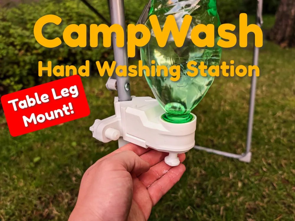 CampWash- Table Leg Mount
