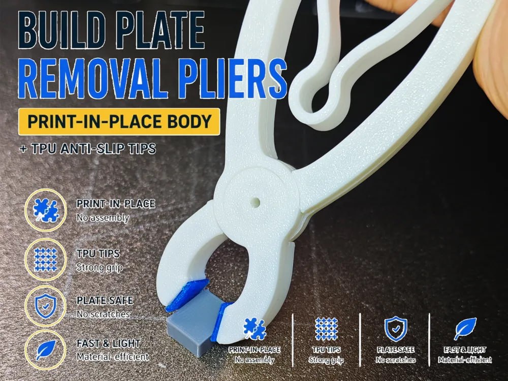 Build Plate Removal Pliers