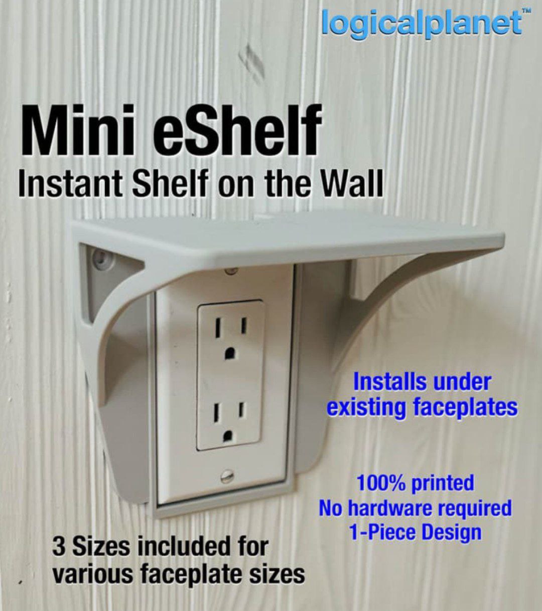 Mini EShelf – Instant Shelf On The Wall