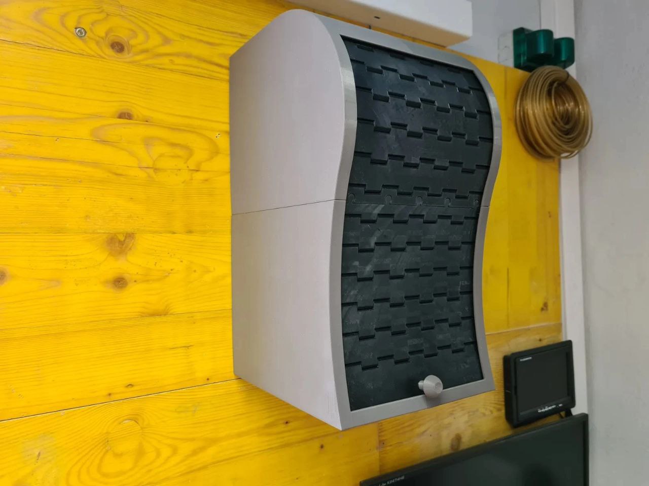 Drawer With Flexible Curtain