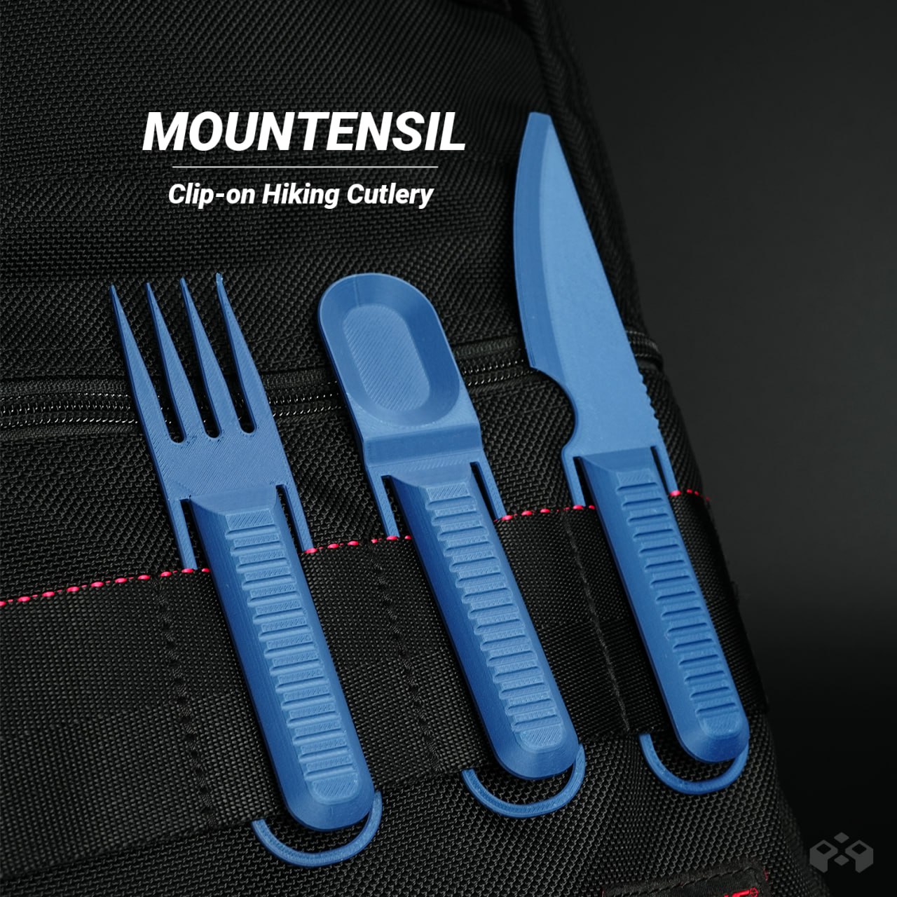 Clip-On Hiking Utensil Set