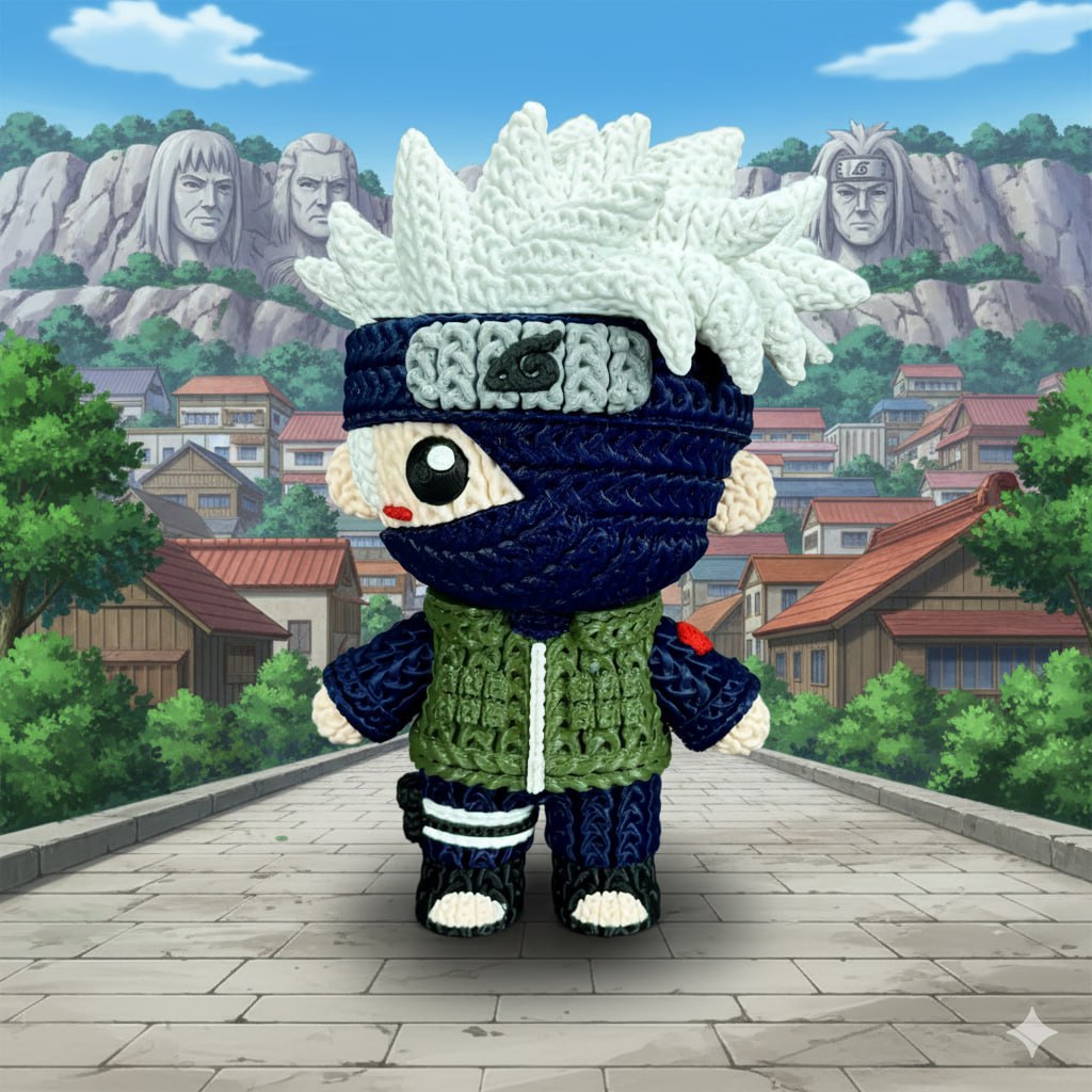 Kakashi Knitted Multipart