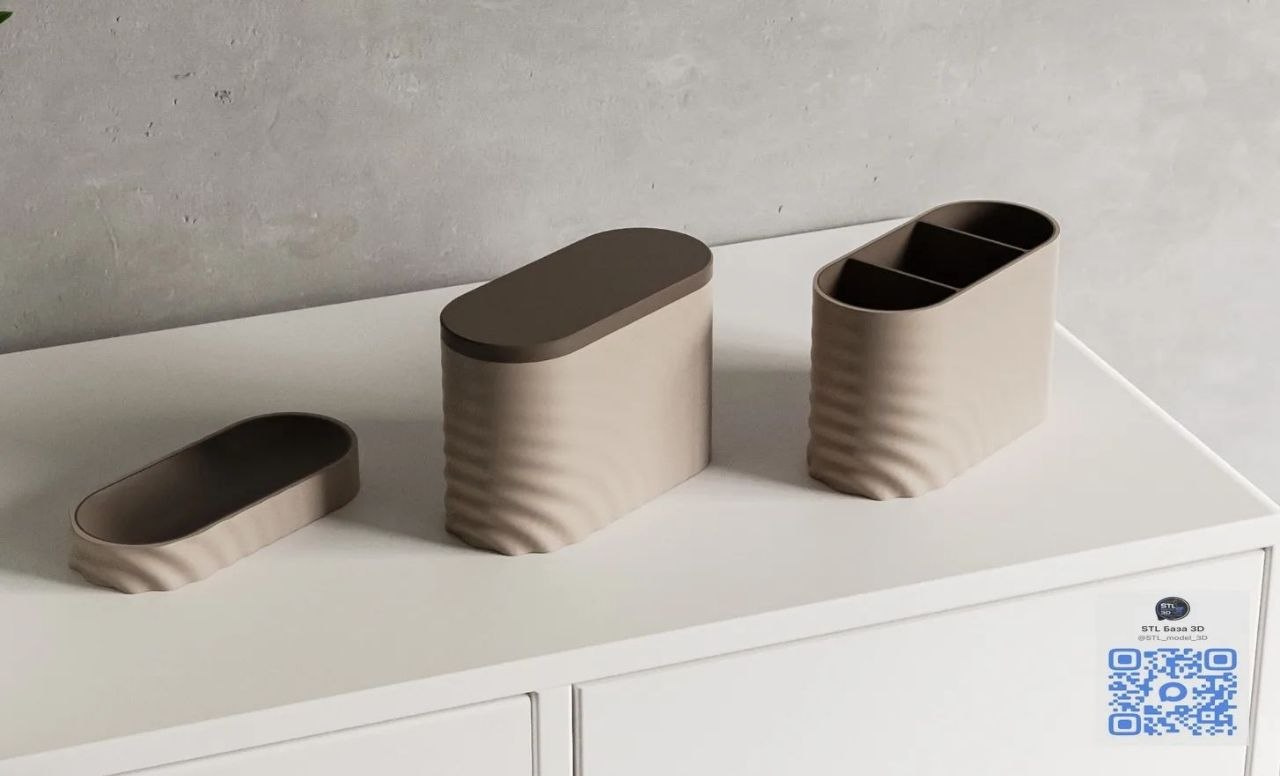 Wave Tray Stls