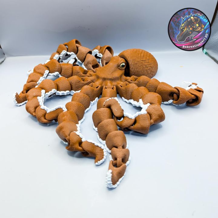 Flexi Octopus Print In Place
