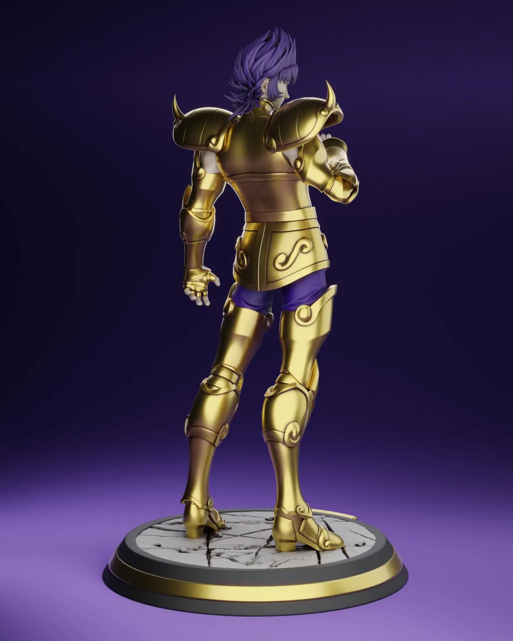 Saint Seiya Lost Canvas El Cid De Capricornio