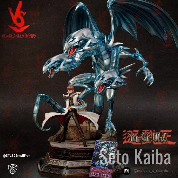 VS3D Seto Kaiba And Blue Eyes White Dragon T Me MOXOMOR Aka