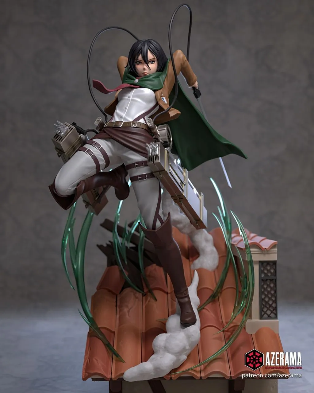Mikasa Ackerman By Azerama