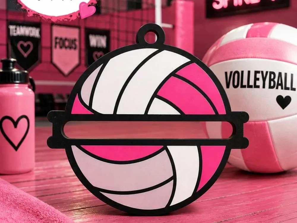 Volleyball Hair Tie Holder